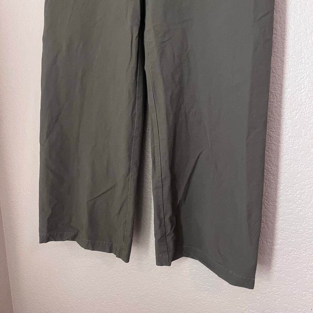 Vuori Women’s Getaway Cargo Wide Leg Pant Stretch Medium Olive Green Army Active - Picture 4 of 8